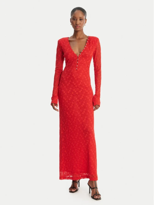 Zdjęcie produktu Bardot Sukienka koktajlowa Zenia 60239DB Czerwony Slim Fit