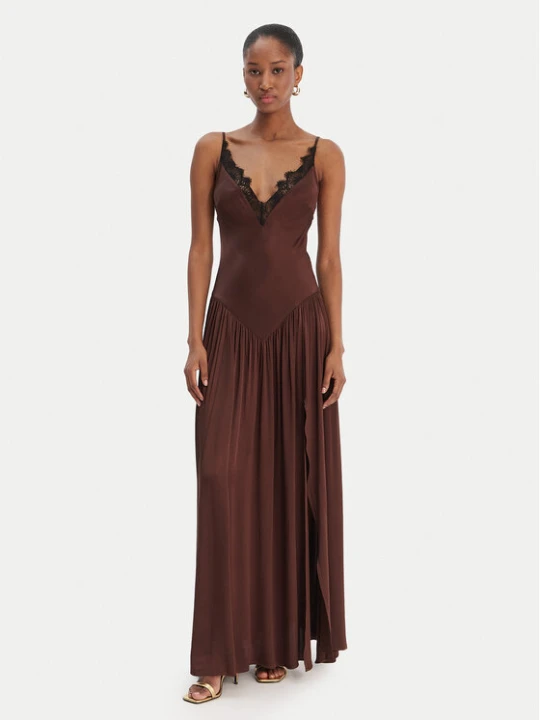 Zdjęcie produktu Bardot Sukienka wieczorowa Aderia 60248DB Brązowy Slim Fit