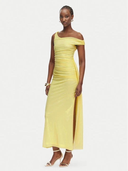 Zdjęcie produktu Bardot Sukienka wieczorowa Layana 60513DB Żółty Slim Fit