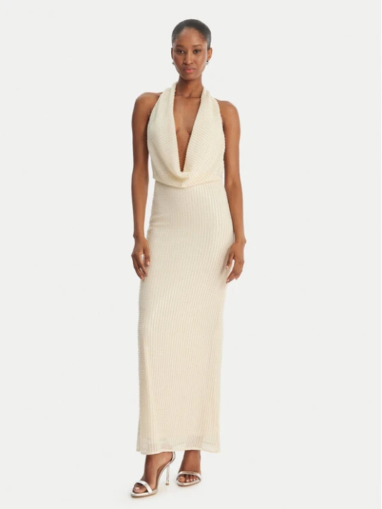 Zdjęcie produktu Bardot Sukienka wieczorowa Nola 59814DB2 Beżowy Slim Fit