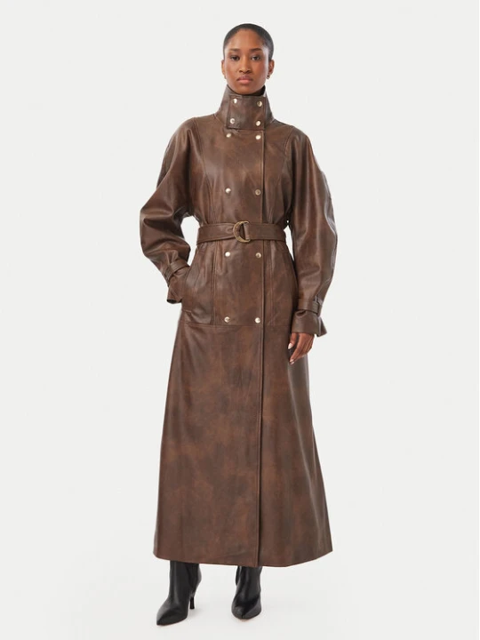 Zdjęcie produktu Bardot Trencz Milana 60685JB Brązowy ciemny Regular Fit