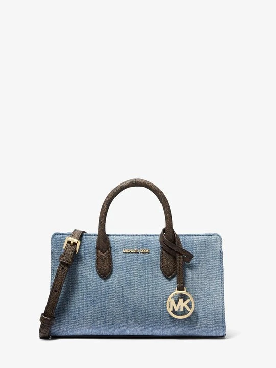 Zdjęcie produktu Bardzo mała denimowa torebka Scarlett do przewieszenia przez ramię Michael Kors