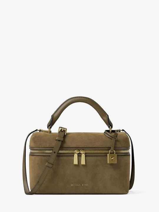 Zdjęcie produktu Bardzo mała przepinana torebka Jana do przewieszenia przez ramię ze skóry Michael Kors LODEN (Zielony)