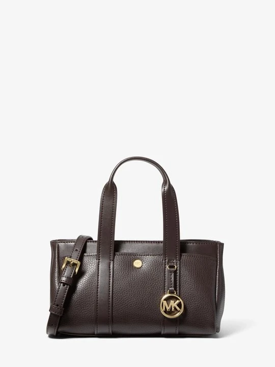 Zdjęcie produktu Bardzo mała torba Foster ze skóry groszkowej Michael Kors CZEKOLADOWY (Brązowy)