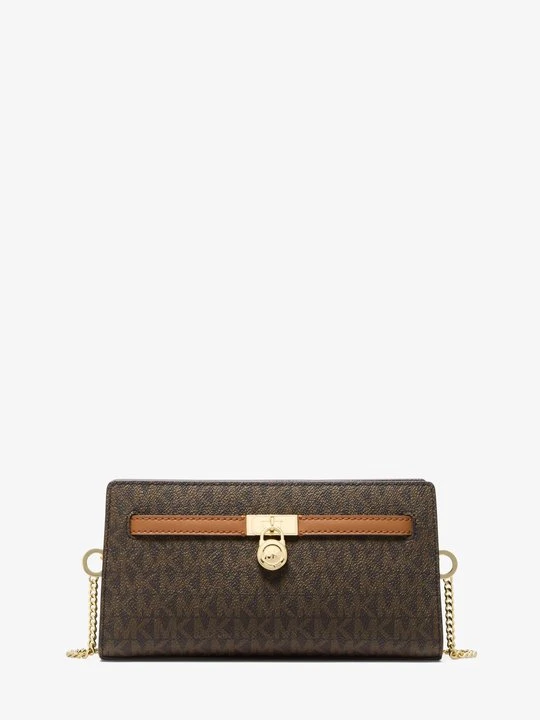 Zdjęcie produktu Bardzo mała torebka do przewieszenia przez ramię Hamilton Moderne z charakterystycznym logo i odpinanym paskiem Michael Kors