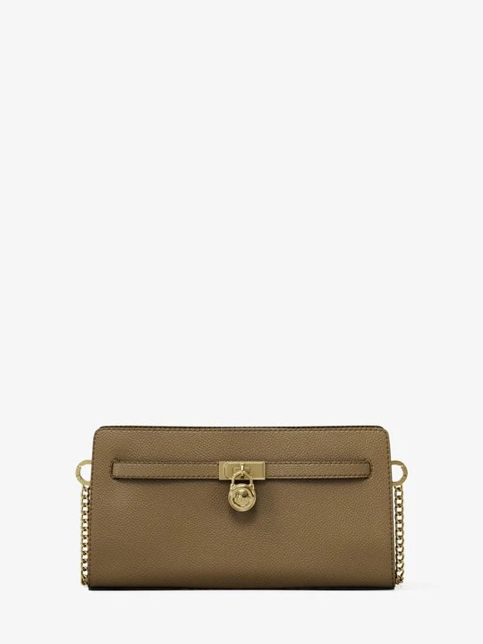 Zdjęcie produktu Bardzo mała torebka do przewieszenia przez ramię Hamilton Moderne z charakterystycznym logo i odpinanym paskiem Michael Kors LODEN (Zielony)
