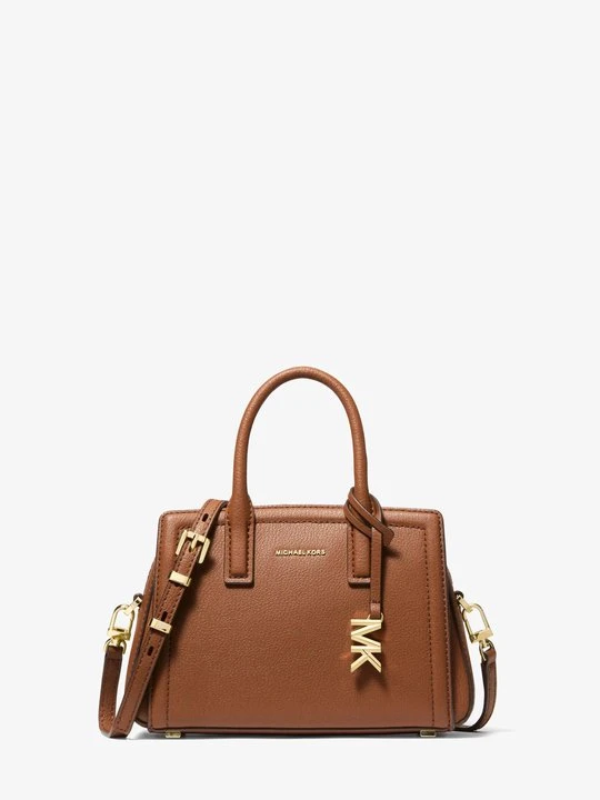 Zdjęcie produktu Bardzo mała torebka do przewieszenia przez ramię Laila ze skóry Michael Kors BRĄZOWY (Brązowy)