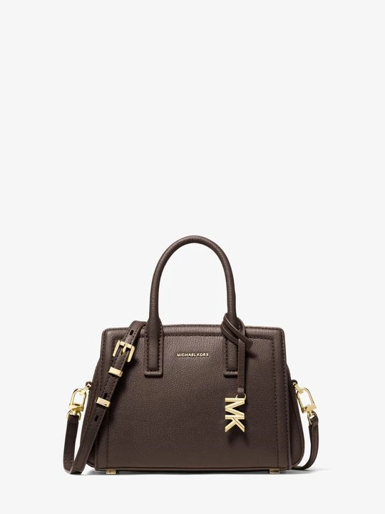Zdjęcie produktu Bardzo mała torebka do przewieszenia przez ramię Laila ze skóry Michael Kors CZEKOLADOWY (Brązowy)