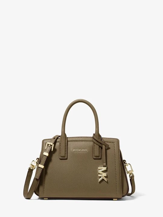 Zdjęcie produktu Bardzo mała torebka do przewieszenia przez ramię Laila ze skóry Michael Kors LODEN (Zielony)