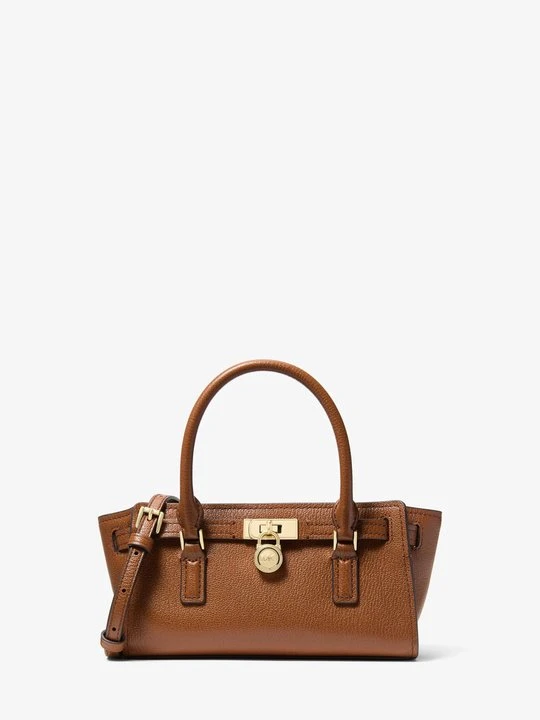 Zdjęcie produktu Bardzo mała torebka Hamilton Moderne do przewieszenia przez ramię ze skóry Michael Kors BRĄZOWY (Brązowy)