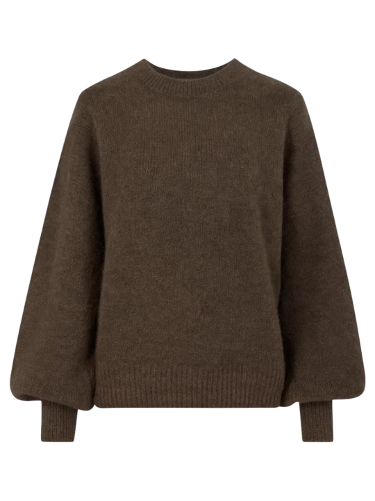Zdjęcie produktu Puszysty sweter damski z cienkiego moheru SKY LAÏF