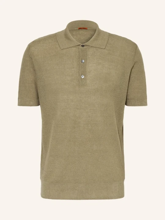 Zdjęcie produktu Barena Venezia Dzianinowa Koszulka Polo Risada beige OLIWKOWY