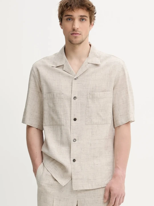 Zdjęcie produktu BARENA VENEZIA koszula Camicia Mola beżowy