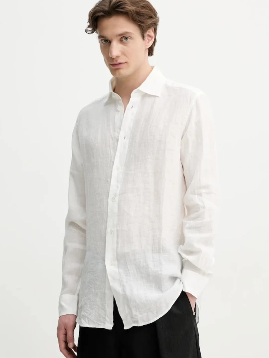 Zdjęcie produktu BARENA VENEZIA koszula lniana Camicia Mola biały