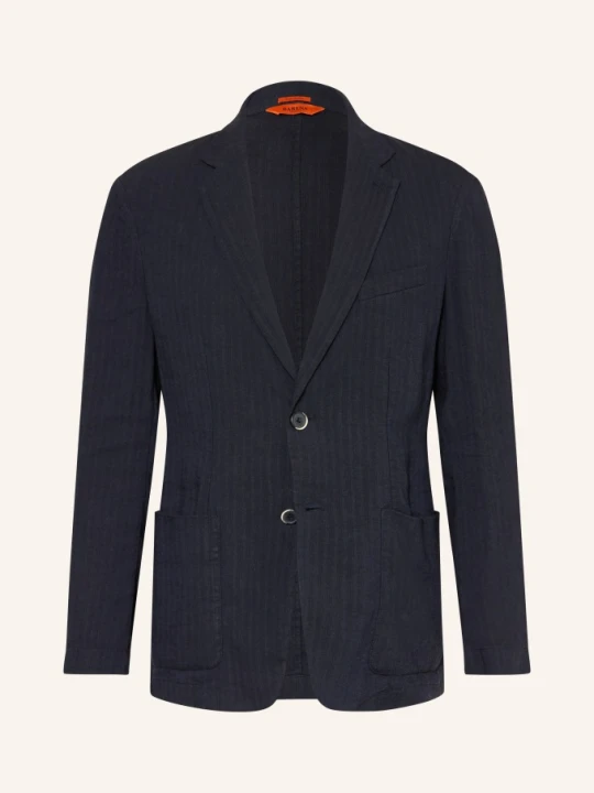 Zdjęcie produktu Barena Venezia Marynarka Giacca Borgo Slim Fit Z Lnem blau GRANATOWY