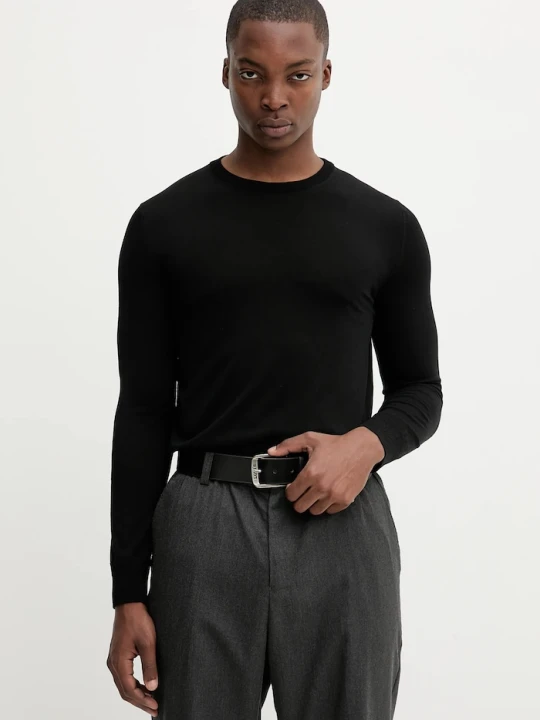 Zdjęcie produktu BARENA VENEZIA sweter wełniany Knitwear Ato czarny