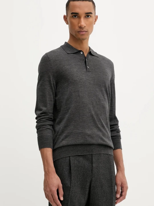 Zdjęcie produktu BARENA VENEZIA sweter wełniany Knitwear Pevaron szary