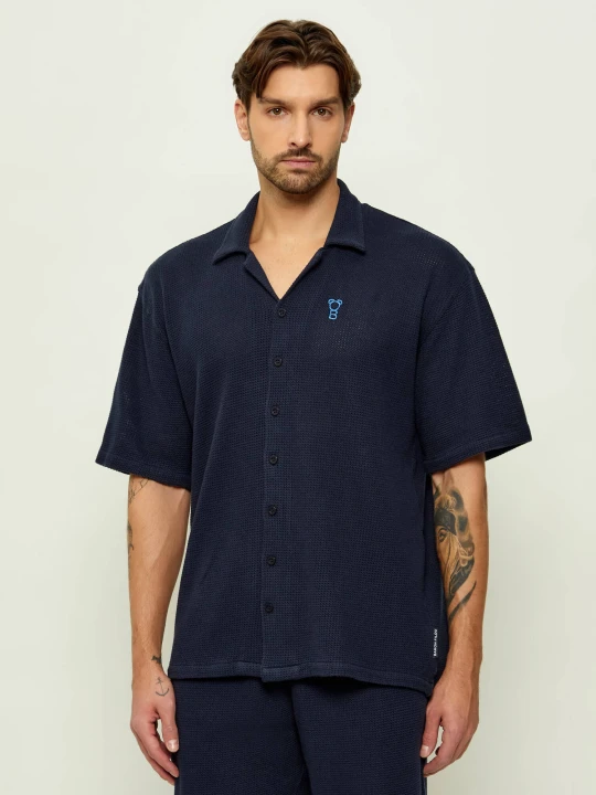 Zdjęcie produktu Baron Filou Koszula | Relaxed fit granatowy