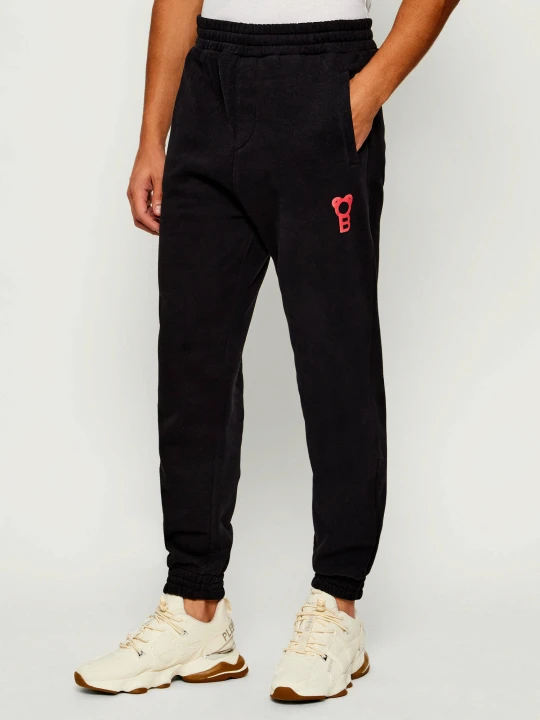Zdjęcie produktu Baron Filou Spodnie dresowe Signature | Regular Fit czarny