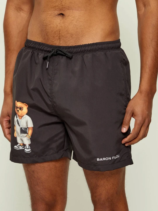 Zdjęcie produktu Baron Filou Szorty kąpielowe Filou CLXIX | Regular Fit czarny