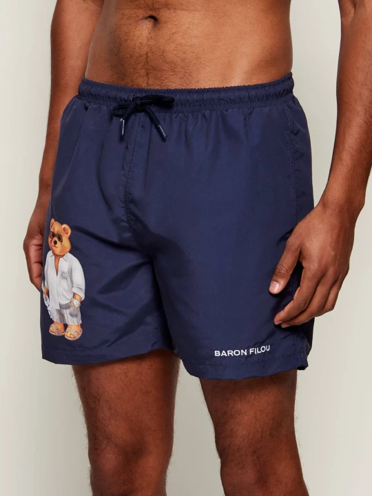 Zdjęcie produktu Baron Filou Szorty kąpielowe | Regular Fit granatowy