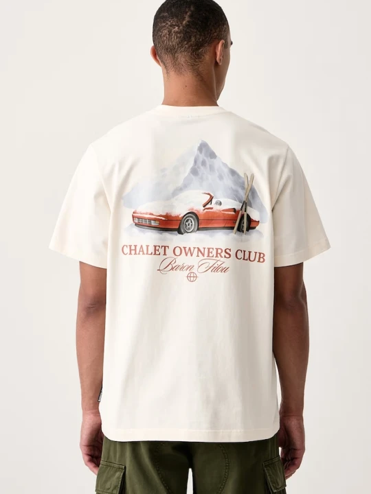 Zdjęcie produktu Baron Filou T-shirt bawełniany beżowy