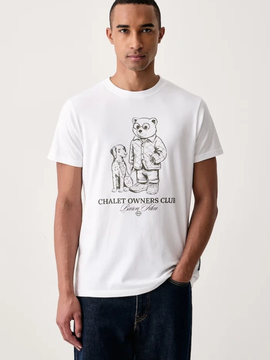 Zdjęcie produktu Baron Filou T-shirt bawełniany biały
