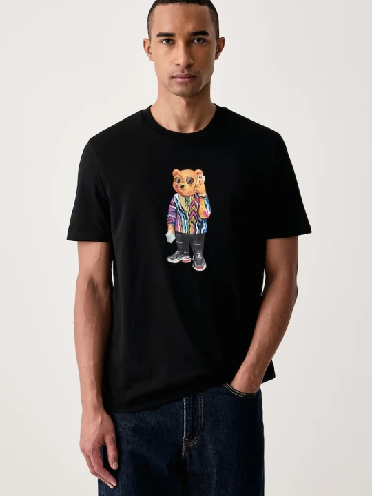 Zdjęcie produktu Baron Filou T-shirt bawełniany czarny