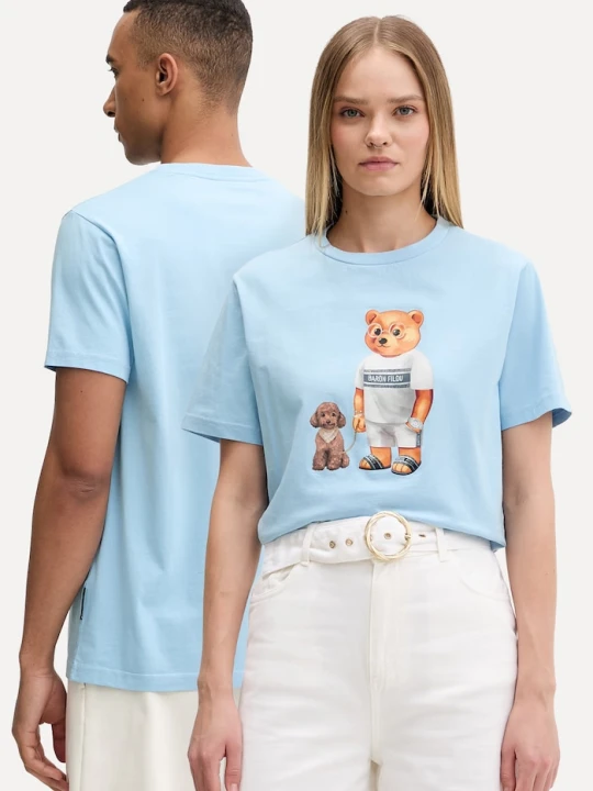 Zdjęcie produktu Baron Filou T-shirt bawełniany Filou CLXV. niebieski