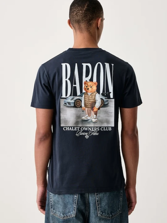Zdjęcie produktu Baron Filou T-shirt bawełniany granatowy