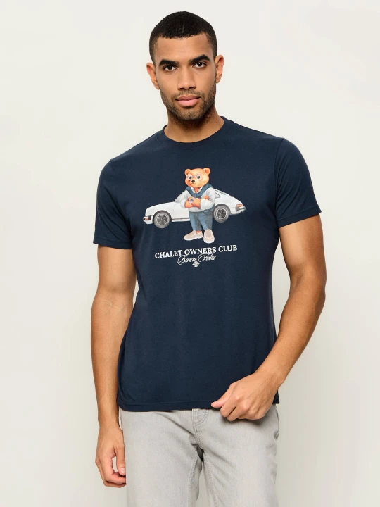 Zdjęcie produktu Baron Filou T-shirt Filou 186 | Regular Fit granatowy