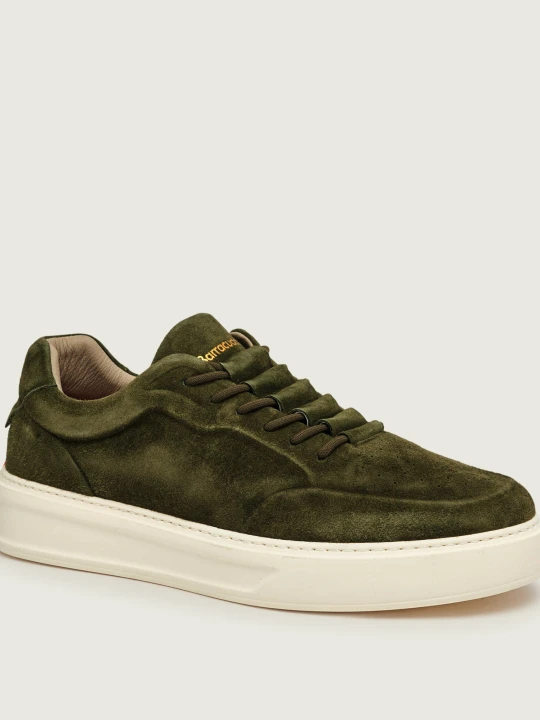 Zdjęcie produktu BARRACUDA Sneakersy ai26 V2663 | zamsz zielony