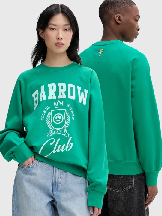 Zdjęcie produktu Barrow bluza bawełniana zielony
