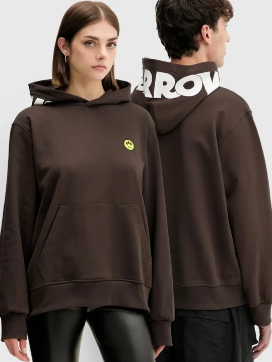Zdjęcie produktu Barrow bluza bawełniana brązowy