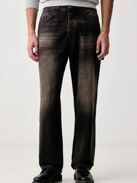 Zdjęcie produktu Barrow jeansy relaxed fit brązowy