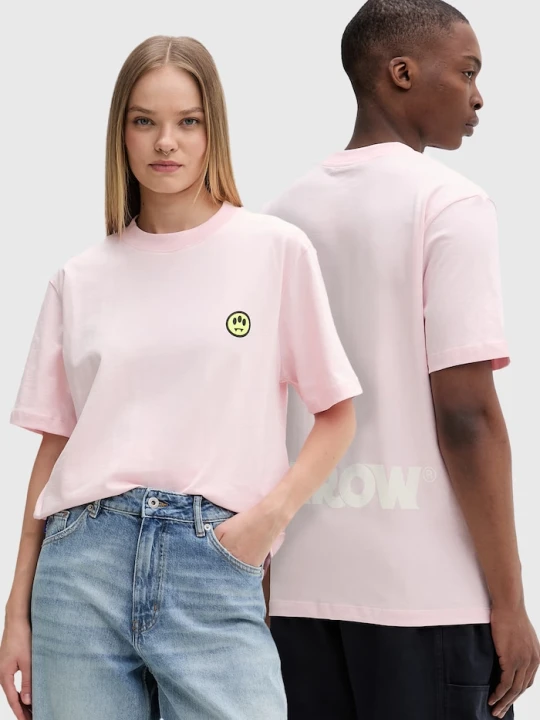 Zdjęcie produktu Barrow T-shirt bawełniany różowy