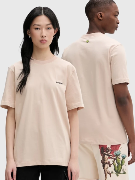 Zdjęcie produktu Barrow T-shirt bawełniany beżowy