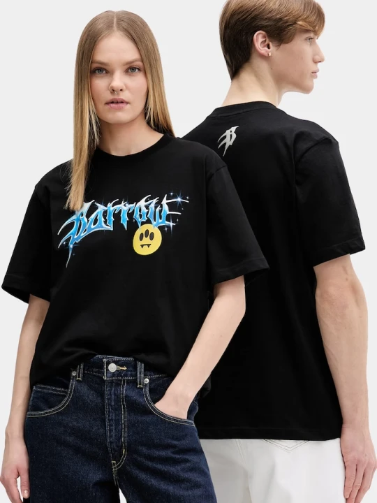 Zdjęcie produktu Barrow t-shirt bawełniany czarny