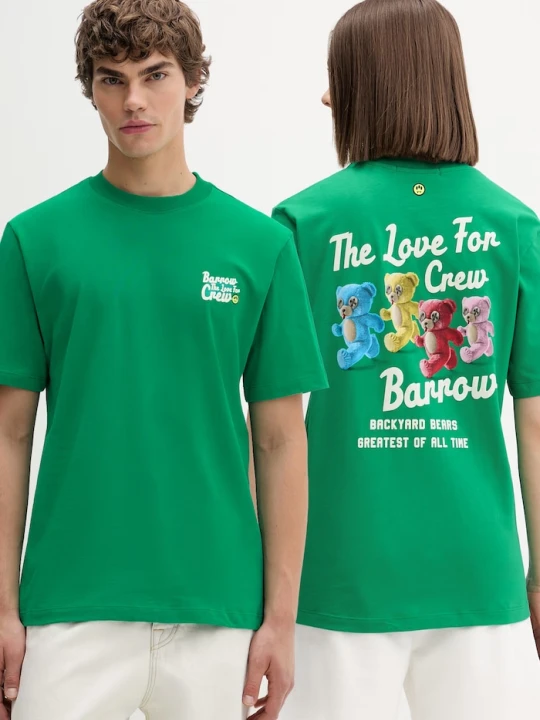 Zdjęcie produktu Barrow t-shirt bawełniany zielony
