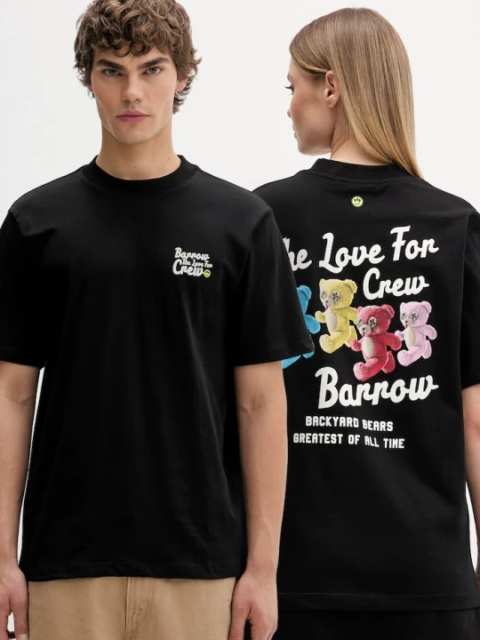 Zdjęcie produktu Barrow t-shirt bawełniany czarny