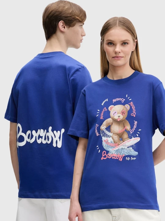 Zdjęcie produktu Barrow t-shirt bawełniany granatowy