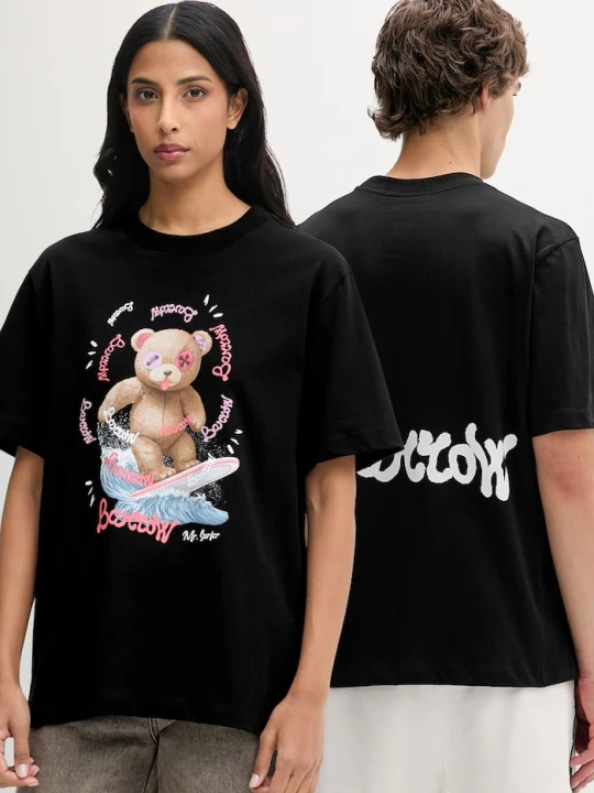 Zdjęcie produktu Barrow t-shirt bawełniany czarny