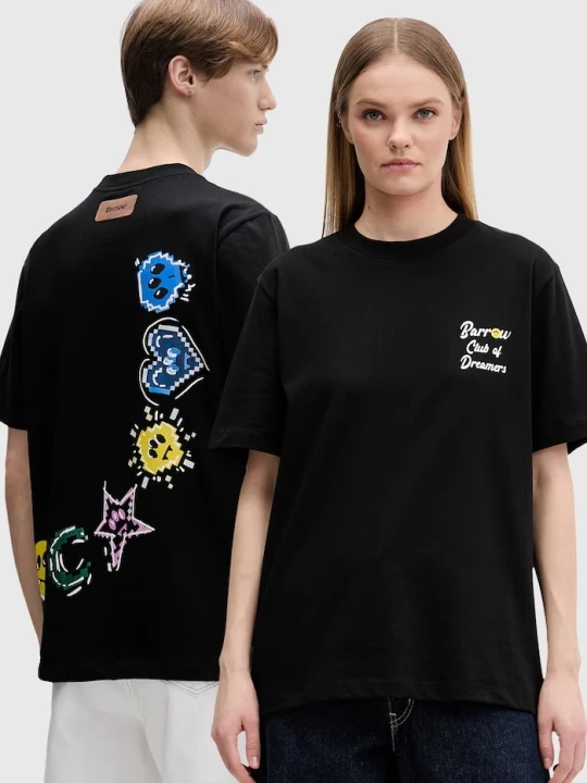 Zdjęcie produktu Barrow t-shirt bawełniany czarny