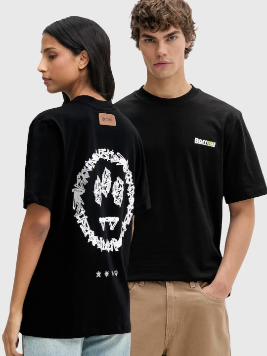Zdjęcie produktu Barrow t-shirt bawełniany czarny
