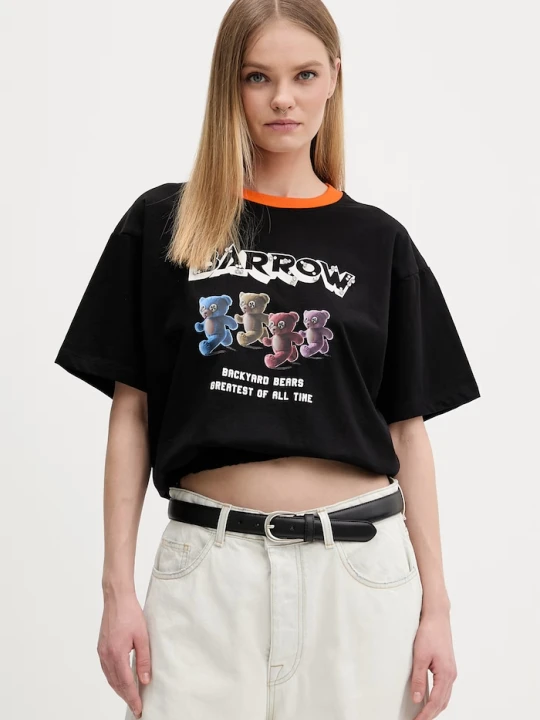 Zdjęcie produktu Barrow t-shirt bawełniany czarny