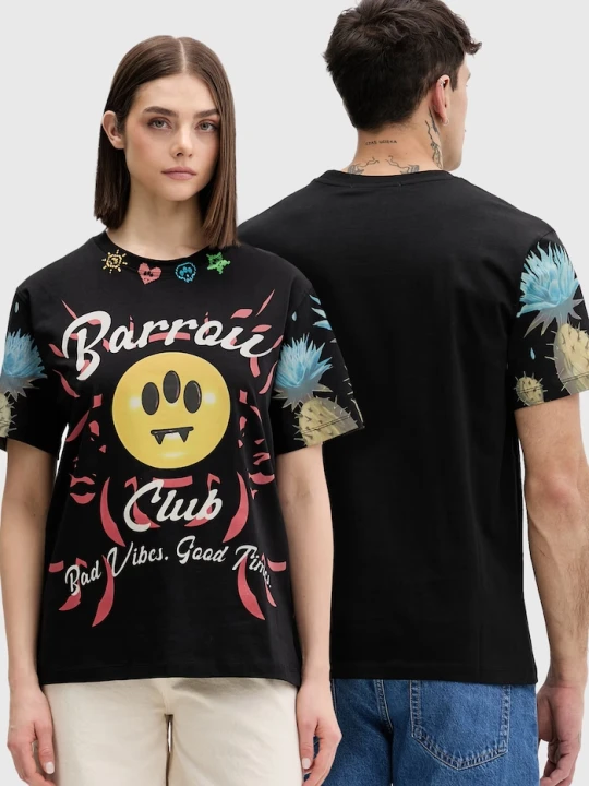 Zdjęcie produktu Barrow t-shirt bawełniany czarny