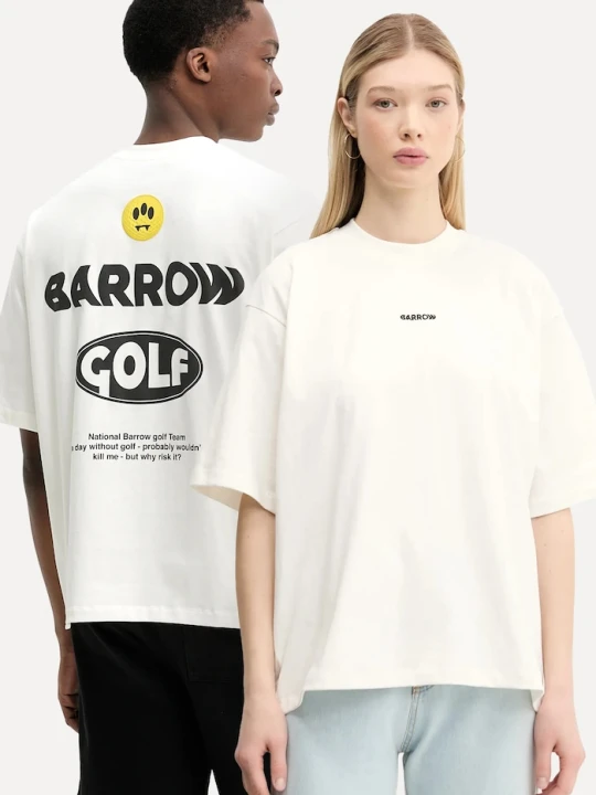 Zdjęcie produktu Barrow t-shirt bawełniany biały