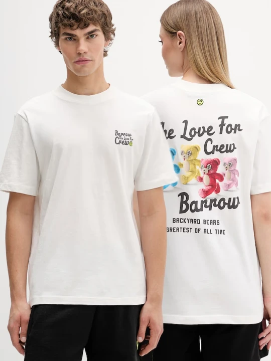 Zdjęcie produktu Barrow t-shirt bawełniany beżowy