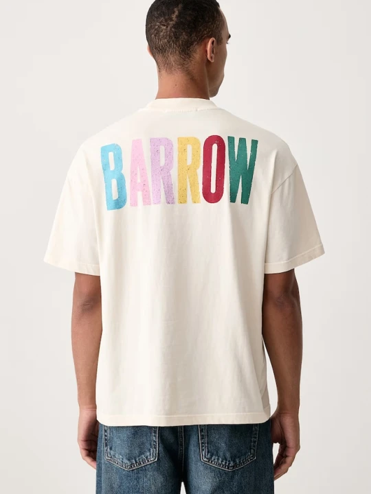Zdjęcie produktu Barrow T-shirt bawełniany beżowy