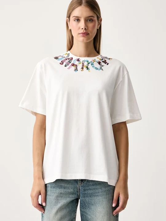 Zdjęcie produktu Barrow T-shirt bawełniany biały